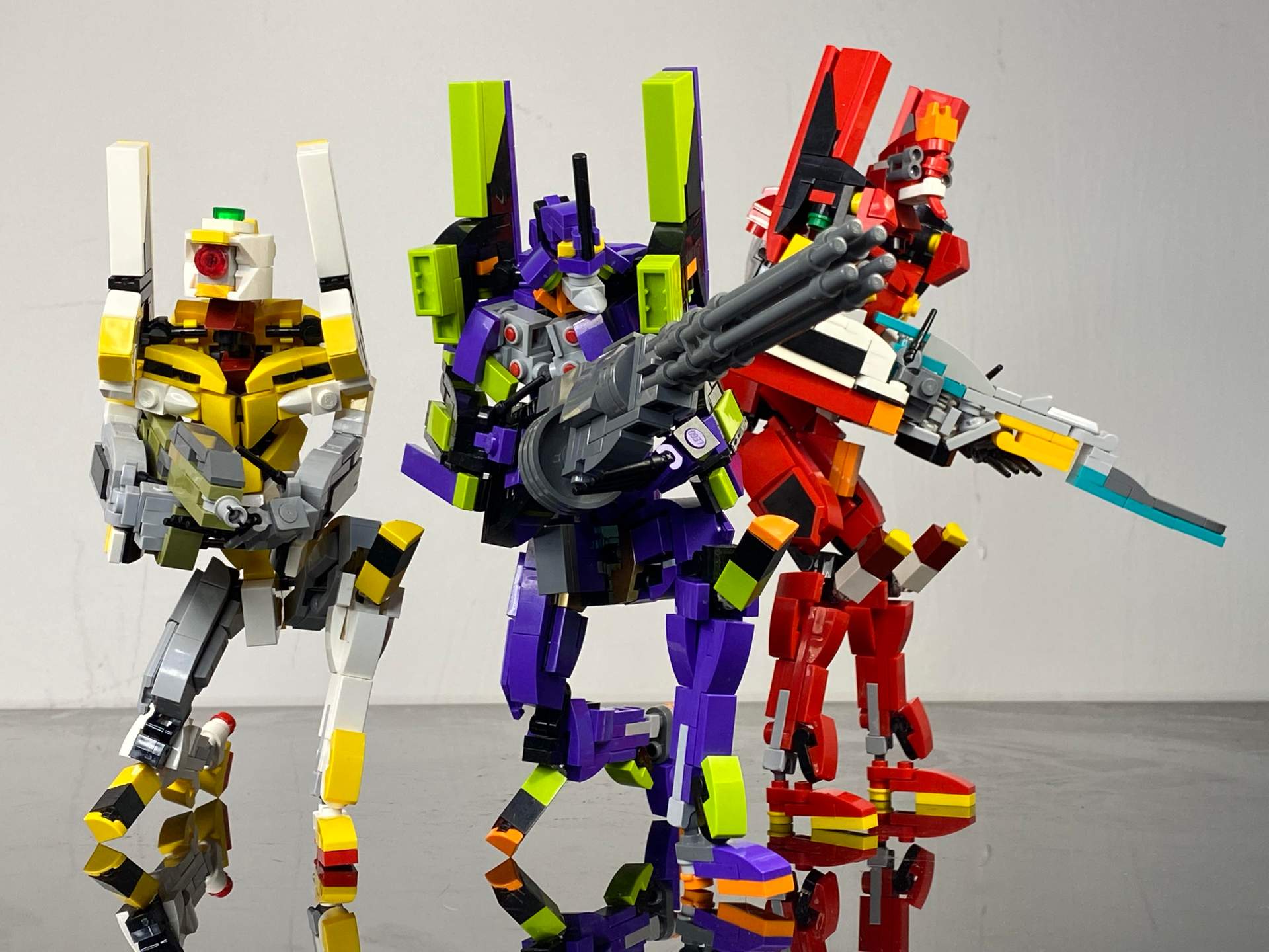 EVA 初號機、零號機＆貳號機