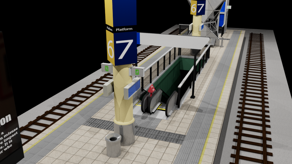TRAIN STATION MODEL