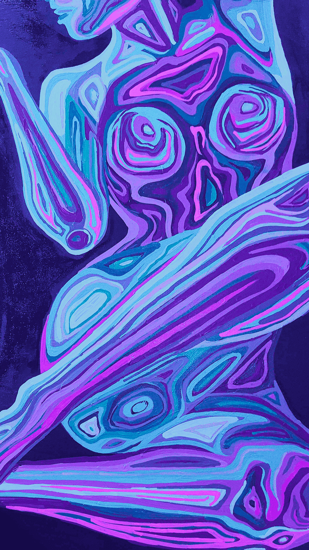 Acrylic robotic painting (Aurograph) on premium stretched canvas 24"x36”

Sie Douglas-Fish (they/them) is a professional digital and analog painter, illustrator, and Internal Artist at Acrylic Robotics (Montréal, Canada). With Acrylic, Sie designs aurographs: digital artworks that are robotically painted with precision, delivering stunningly detailed, scalable pieces that preserve pigment, texture, and artistic intention. An award-winning artist, Sie holds a BFA of Visual Arts and Japanese Studies from the University of Victoria. Sie is an art tutor, advocate, and lover of learning and tech. With experience in numerous group and solo gallery shows, Sie is helping Acrylic pioneer the future of art one stroke at a time.