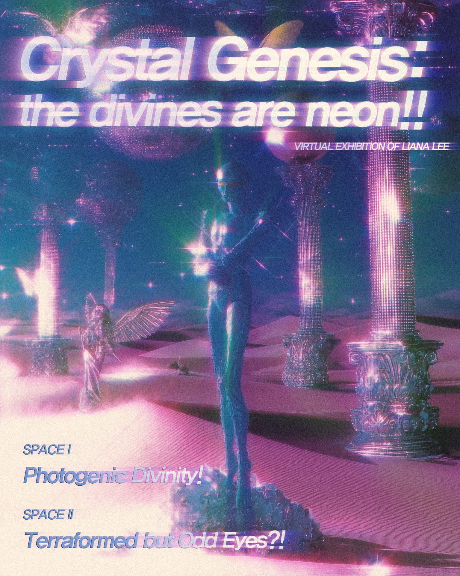 Crystal Genesis — the divines are neon!!